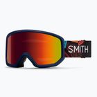Lyžařské brýle Smith Transfer S3 midnight geo alpine/red solx mirror antifog
