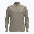 Pánská mikina Under Armour Tech Textured 1/2 Zip city khaki/black