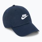 Kšiltovka Nike Club Unstructured Futura Wash obsidian/white