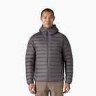 Pánská péřová bunda Patagonia Down Sweater Hoody forge grey w/forge grey