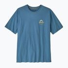 Pánské trekové tričko Patagonia Great Waves Responsibili Tee shore blue