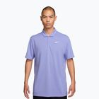 Pánské tenisové tričko Nike Court Dri-Fit Polo Solid light thistle/white