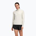 Dámská běžecká mikina HOKA GlideTech Quarter Zip ruffle salt