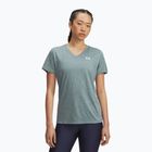 Dámské tréninkové tričko Under Armour Tech V-Twist jasper blue/white