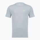 Pánské tréninkové tričko Under Armour Tech Taping mod gray/black/lumos lime