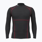 Pánské tréninkové tričko Longsleeve Under Armour Coldgear Elite Comp Mock ultimate black/red/reflective