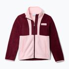 Pánská mikina Columbia Back Bowl II Full Zip rich wine/satin pink