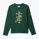 Dětské trekkingové triko Longsleeve Columbia Dobson Pass Graphic Tee Rain Forest/Hike On