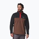 Pánská fleecová bunda Columbia Steens Mountain Half Snap II tobacco/black/mtn red