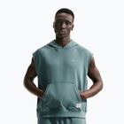 Pánská tréninková mikina Nike Athletic Club Dri-Fit Sleeveless Hoodie mineral slate/mineral slate