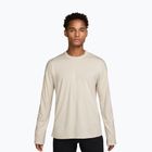 Pánské tričko Longsleeve Nike 24.7 ImpossiblySoft Light light orewood brown/sail/light iron ore