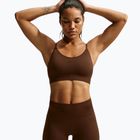 Dámské šortky Nike Pro Seamless High-Waisted Biker 5" cacao wow