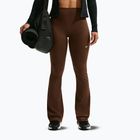 Dámské legíny Nike One High Waisted Flared cacao wow/white