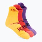Ponožky HOKA No-Show Run Sock 3-pack egg yolk/cerise/virtual violet