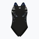 Dámské jednodílné plavky Arena Graphic V Back black/navy