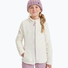 Dětská mikina ROXY Igloo whisper white velký/květinový reliéf