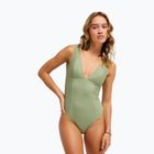 Dámské jednodílné plavky ROXY Elongated oil green