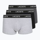 Pánské boxerky Lacoste 5H1300 3 pack silver chine/flagstone/black