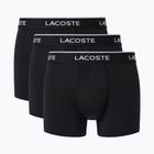 Pánské boxerky Lacoste 5H3202 Microfibra Negro 3 pack black