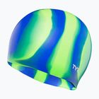 Plavecká čepice TYR Multi-Color Silicone green/blue multi