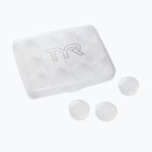 Špunty do uší Tyr Soft Silicone Ear Plugs 12 pcs. clear