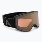 Lyžařské brýle Alpina Venet QV black matt/gold