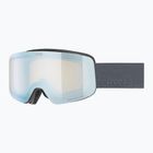 Dětské lyžařské brýle UVEX Pwdr FM Jr S2 black matt/mirror sapphire