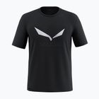 Pánské trekingové tričko Salewa Solidlogo Dry black out