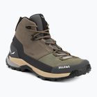 Pánské trekové boty Salewa Puez Leather Mid Ptx bungee cord / onyx