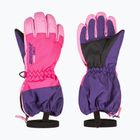 Dětské lyžařské rukavice ZIENER Levio As Minis dark purple