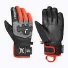 Dětské lyžařské rukavice Reusch Worldcup Warrior Prime R-Tex XT black/silver/fluorescent red