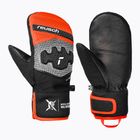 Dětské lyžařské rukavice Reusch Worldcup Warrior Prime R-Tex XT Mitten black/silver/fluorescent red