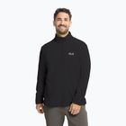 Pánská fleecová mikina Jack Wolfskin Taunus 100 Half Zip black