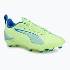 Dětské kopačky  PUMA Ultra 5 Play FG/AG Jr fizzy apple/puma white