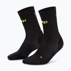 Pánské kompresní ponožky CEP Ultralight Mid Cut 4.0 black/grey