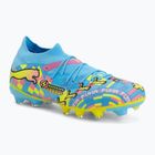 Kopačky PUMA Future 9 Match Advanced Level FG/AG puma white/blue glimmer/pink glimmer/yellow alert
