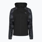 Dámská běžecká bunda Puma Run AOP Favorite Woven Jacket black