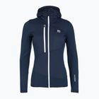Dámská mikina ORTOVOX Fleece Grid Hoody deep ocean