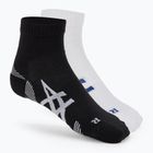 Běžecké ponožky ASICS Cushion Run Quarter 2 pary performance black/brilliant white