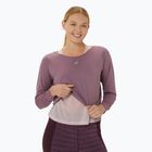 Dámský běžecký top longsleeve + tílko ASICS Nagino Run dusty mauve/watershed rose