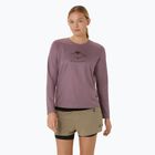Dámské běžecké tričko longsleeve ASICS Fujitrail Logo dusty mauve