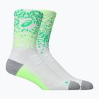 Ponožky ASICS Performance Run Crew brilliant white/illum. green/vital green
