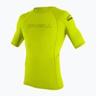 Dětské plavky O'Neill Youth Basic Skins Rash Guard lime
