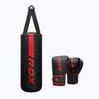 Boxovací pytel RDX F6 Junior Punch Bag + Boxing Gloves matte red
