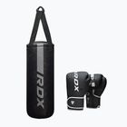 Boxovací pytel RDX F6 Junior Punch Bag + Boxing Gloves matte silver