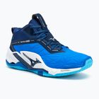 Pánské boty na házenou Mizuno Wave Stealth Neo 2 Mid mugen blue/white/estate blue