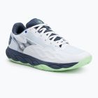Pánské tenisové boty Mizuno Wave Enforce Court AC white/ vintage indigo/ neo mint