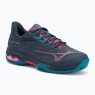 Dámské boty na padel Mizuno Wave Exceed Light 2 Padel midnight navy/ fuchsia purple/ enamel blue