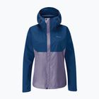 Dámská bunda do deště Rab Downpour Eco patriot blue/purple sage