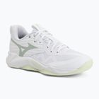 Dámské volejbalové boty Mizuno Wave Momentum Pro white/aqua gray/ambrosia